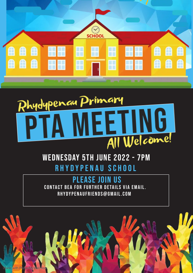 Rhydypenau School Association Meeting